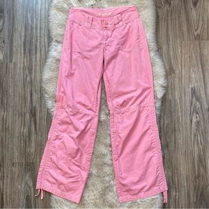 Y2K Aeropostale Low Rise Baggy Pink Cargo Pants
